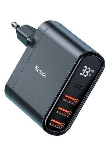 Зарядное устройство McDodo 33W 4 Output (1xUSB-C/3 USB-A) CH-2250 Черный | Фото 2 из 2