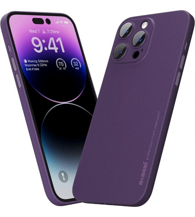 Чехол-накладка Memumi Ultra Slim 0.3mm для iPhone 14 Pro Max Purple | Фото 1 из 2