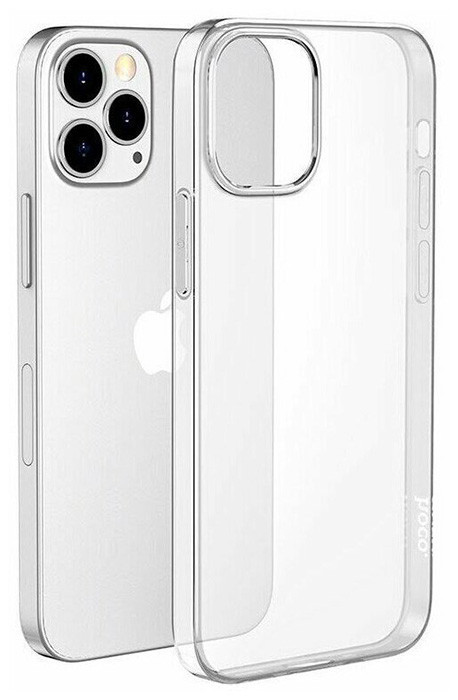 Чехол-накладка силиконовая прозрачная HOCO для iPhone 13 Pro | Фото 1 из 2