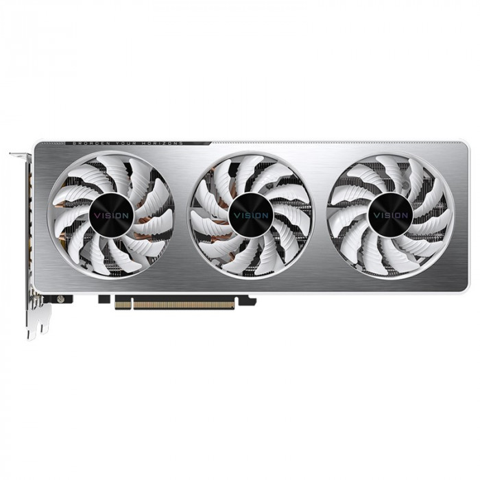 Видеокарта GIGABYTE GeForce RTX 3060 Ti VISION OC 8G LHR (rev. 2.0) (GV-N306TVISION OC-8GD), Retail | Фото 2 из 11