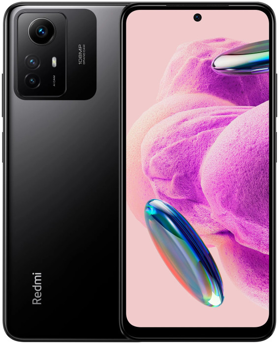 Смартфон Xiaomi Redmi Note 12S NFC 6/128GB Черный (Black) | Фото 1 из 4