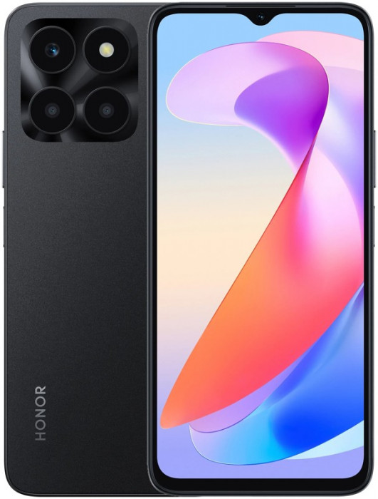 Смартфон Honor X6a 4/128GB Черный (Midnight Black) | Фото 1 из 15