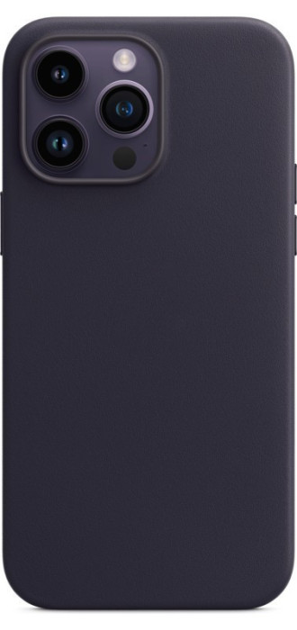 Чехол Leather Case MagSafe для iPhone 14 Pro Ink | Фото 3 из 3