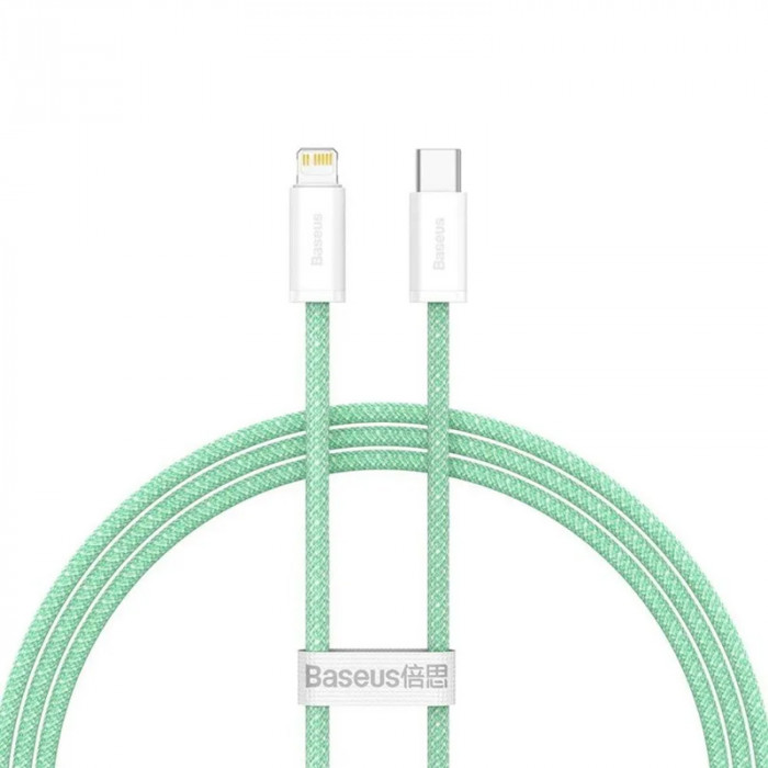 Кабель Baseus Dynamic Series Fast Charging Data Cable Type-C to Lightning 20W 1m Зеленый (CALD000006) | Фото 1 из 4