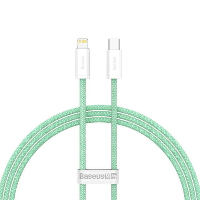 Кабель Baseus Dynamic Series Fast Charging Data Cable Type-C to Lightning 20W 1m Зеленый (CALD000006) | Фото 4 из 4