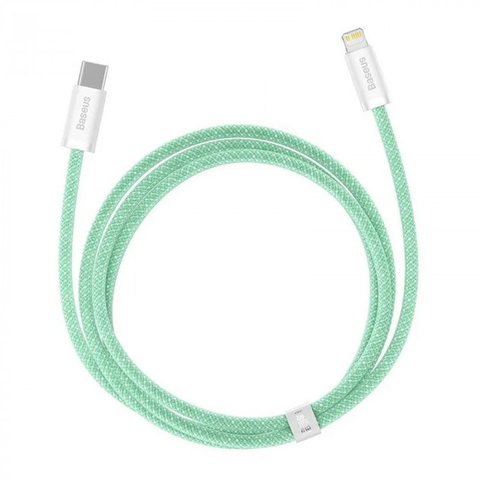 Кабель Baseus Dynamic Series Fast Charging Data Cable Type-C to Lightning 20W 1m Зеленый (CALD000006) | Фото 2 из 4