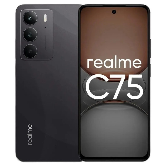 Смартфон Realme C75 8/256GB Черный (Black) | Фото 1 из 3