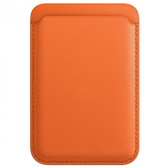 Чехол Leather Wallet MagSafe для iPhone Orange | Фото 1 из 3