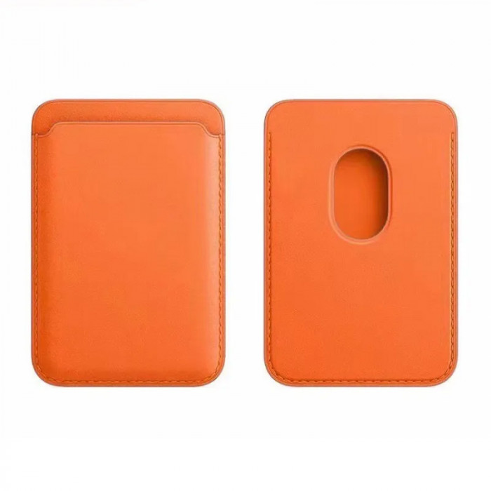 Чехол Leather Wallet MagSafe для iPhone Orange | Фото 2 из 3