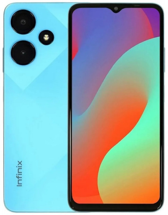Смартфон Infinix Hot 30i 4/64GB Голубой (Glacier Blue) EAC | Фото 4 из 4