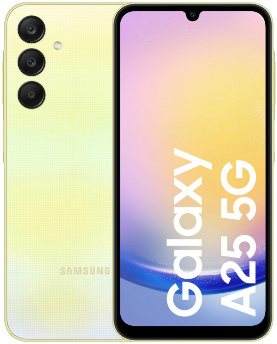 Смартфон Samsung Galaxy A25 8/256GB Желтый (Yellow) | Фото 1 из 10