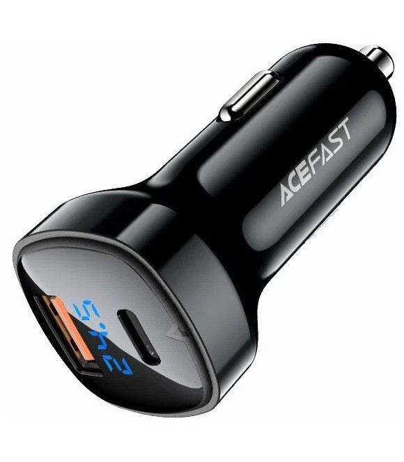 Автомобильное зарядное устройство ACEFAST B4 66W USB-C+USB | Фото 2 из 5