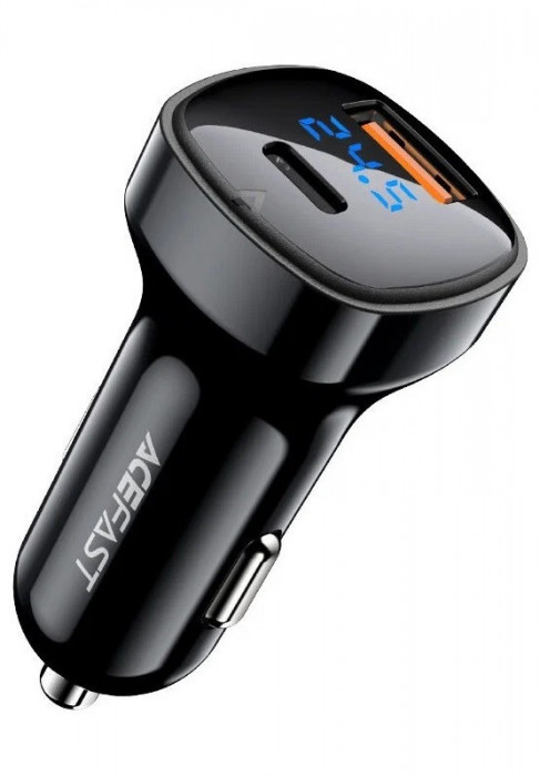 Автомобильное зарядное устройство ACEFAST B4 66W USB-C+USB | Фото 5 из 5