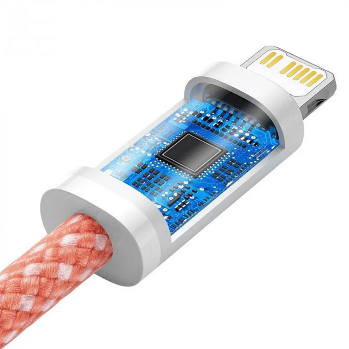 Кабель Baseus Dynamic Series Fast Charging Data Cable Type-C to Lightning 20W 1m Оранжевый (CALD000007) | Фото 3 из 4