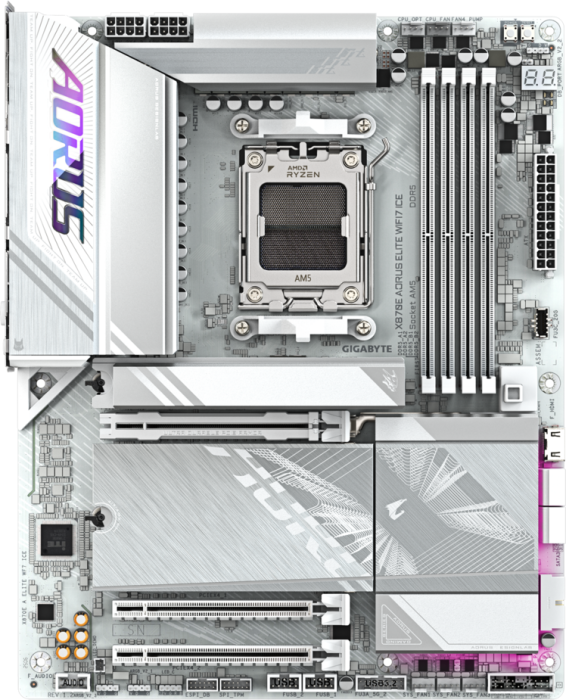 Материнская плата Gigabyte X870E AORUS ELITE WIFI7 ICE