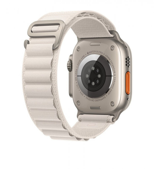 Ремешок Alpine Loop для Apple Watch 42/44/45/49mm Серебро (Starlight) | Фото 2 из 2