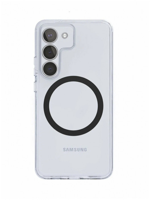 Чехол защитный VLP Puro Case MagSafe для Samsung Galaxy S24 прозрачный | Фото 1 из 2