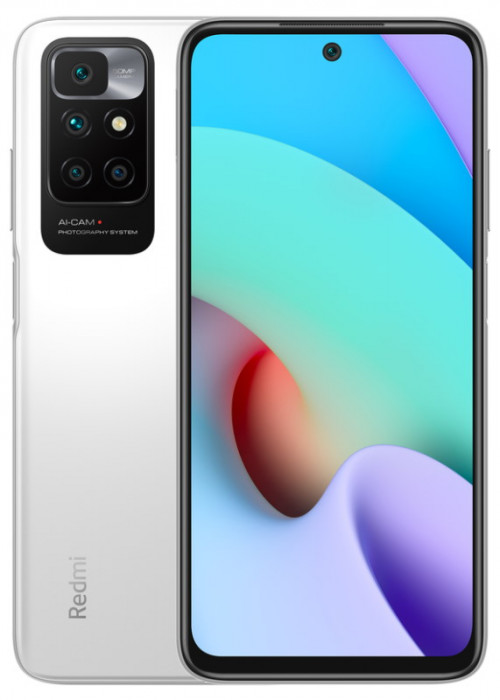 Смартфон Xiaomi Redmi 10 4/128GB NFC Белый EAC (White) | Фото 1 из 7