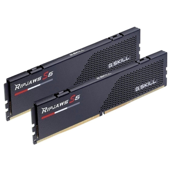 Оперативная память 32Gb DDR5 6400MHz G.Skill Ripjaws S5 (F5-6400J3648F16GX2-RS5K) (2x16Gb KIT) | Фото 1 из 1