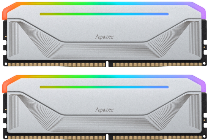 Оперативная память 64Gb DDR5 6400MHz Apacer NOX RGB (AH5U64G64C552NWAA-2) (2x32Gb KIT)