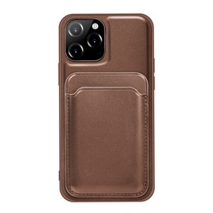Чехол Mutural Fashion & Simplism Protective Case iPhone 13 Pro с калхордером Коричневый | Фото 1 из 2