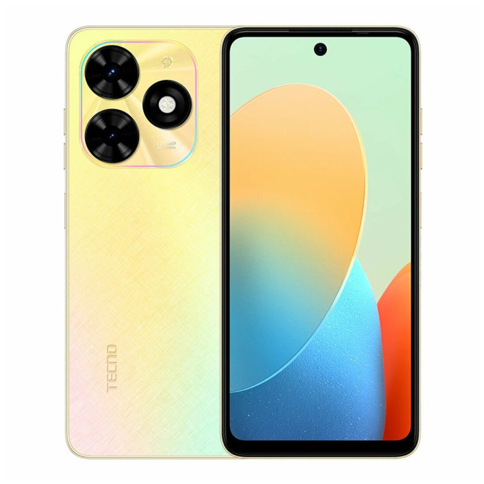 Смартфон Tecno SPARK Go 2024 3/64GB Золотой (Alpenglow Gold) EAC | Фото 1 из 4