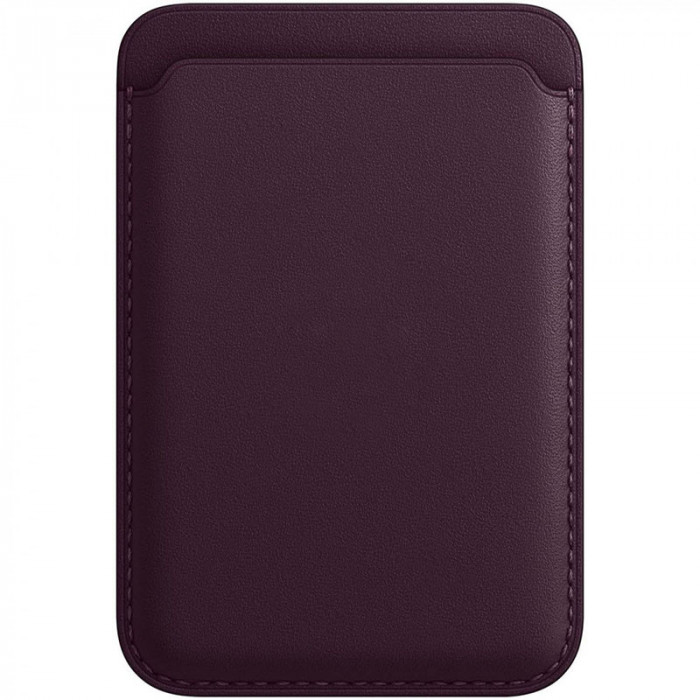 Чехол Leather Wallet MagSafe для iPhone Dark Cherry | Фото 2 из 2