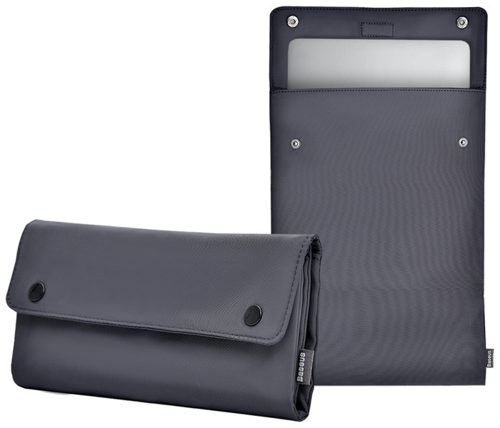 Чехол-сумка для планшета/ноутбука Baseus Folding Series Laptop Sleeve 16" Черный | Фото 1 из 2