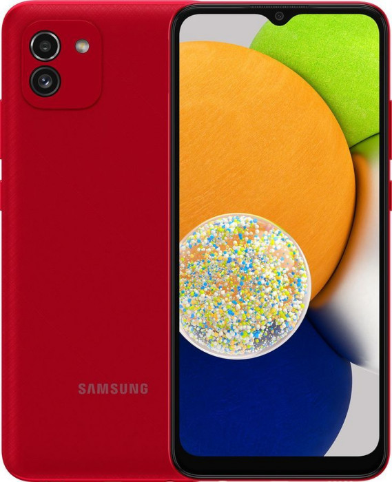 Смартфон Samsung Galaxy A03 3/32GB Красный (Red) | Фото 1 из 5