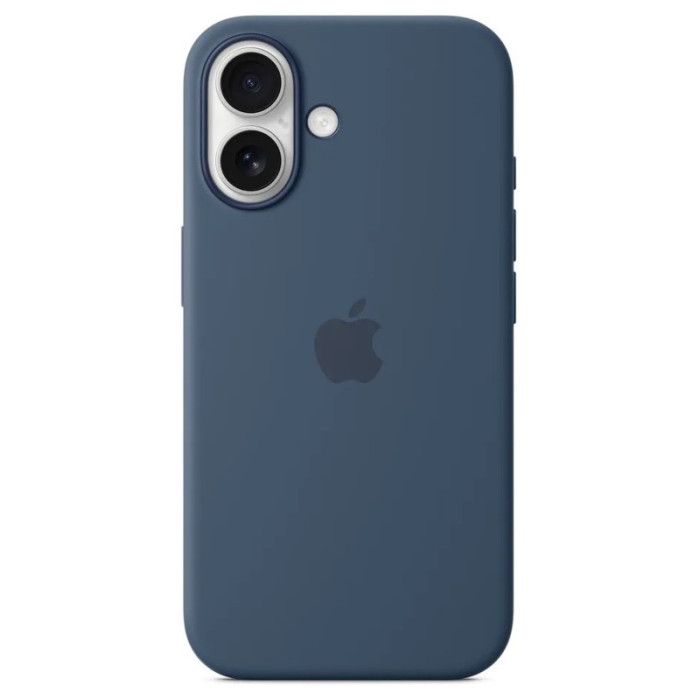Чехол накладка Silicone Case для iPhone 16 Синий | Фото 1 из 1