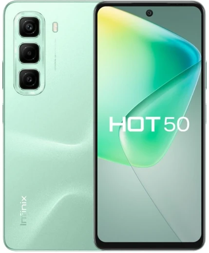 Смартфон Infinix Hot 50 6/256GB Зеленый (Sage Green) EAC — 
