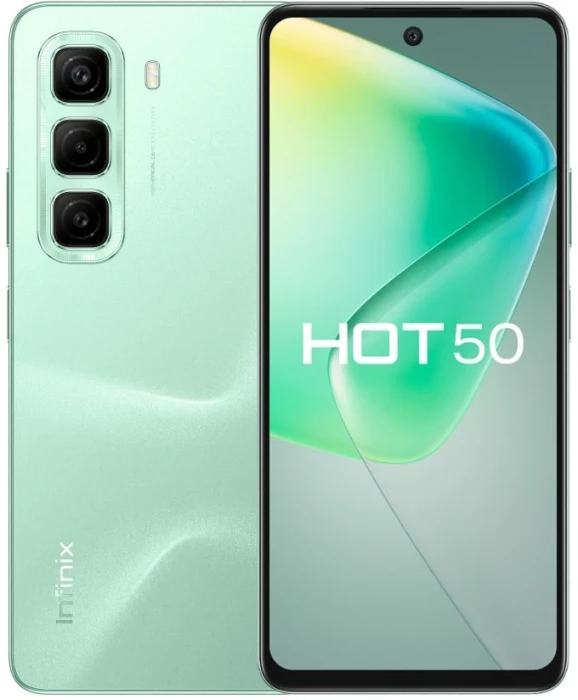 Смартфон Infinix Hot 50 6/256GB Зеленый (Sage Green) EAC | Фото 1 из 1