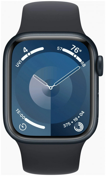 Умные часы Apple Watch Series 9 45mm GPS Aluminum Case with Sport Band Midnight | Фото 2 из 3