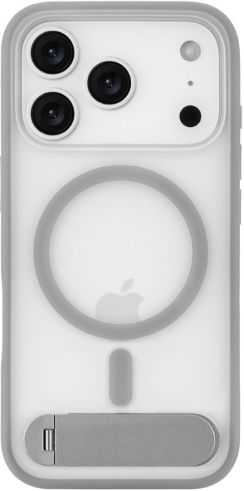 Чехол защитный uBear Stand 360° Mag Case для iPhone 17 Pro, MagSafe совместимый, силикон, софт-тач, черный