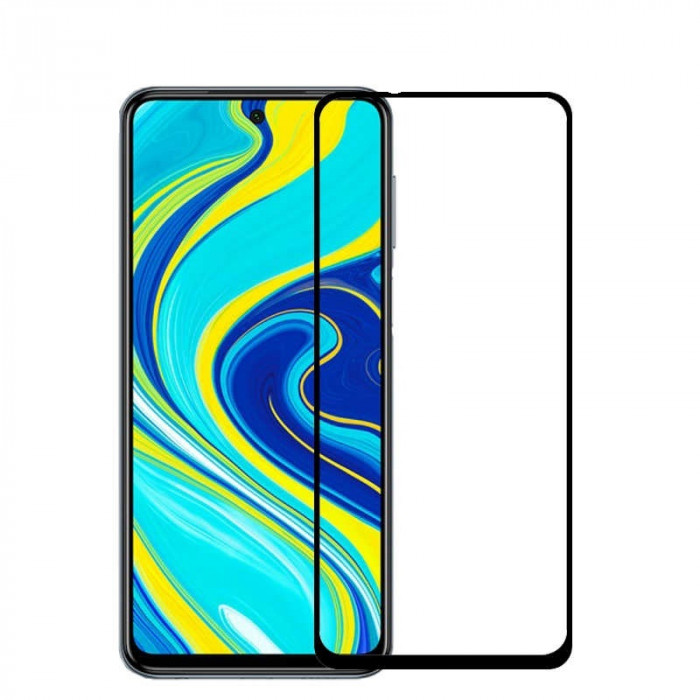 Защитное стекло Monarch для Xiaomi Redmi Note 9S black | Фото 1 из 2