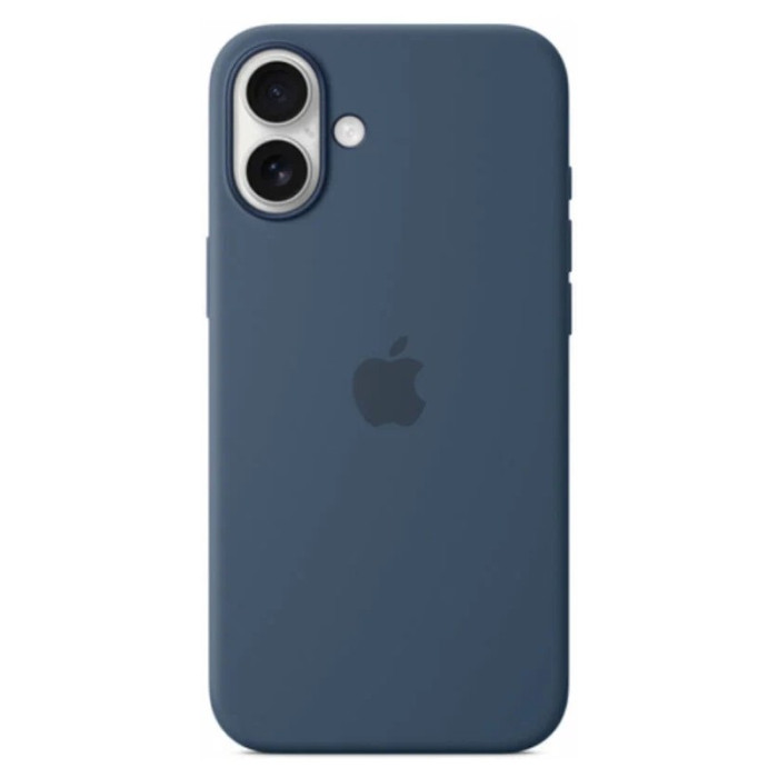 Чехол накладка Silicone Case для iPhone 16 Темно Синий | Фото 1 из 1