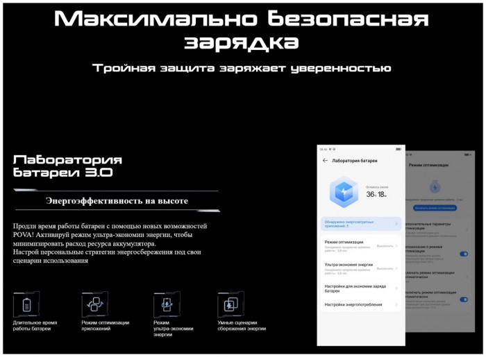 Смартфон Tecno Pova 5 Pro 5G 8/128GB Серебро (Silver Fantasy) EAC | Фото 30 из 35