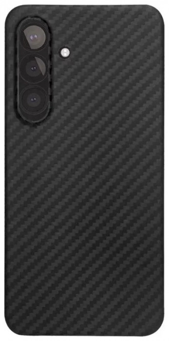 Чехол защитный VLP Cevlar Case Magsafe для Samsung Galaxy S24 Plus Чёрный | Фото 1 из 2