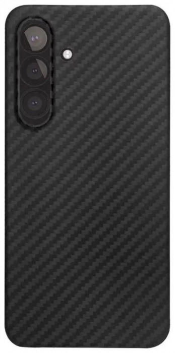 Чехол защитный VLP Cevlar Case Magsafe для Samsung Galaxy S24 Plus Чёрный | Фото 2 из 2